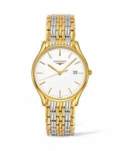 Longines Lyre Quartz 38.5mm Two Tone / White L4.859.2.12.7