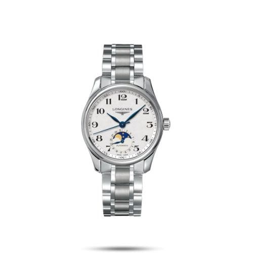 Longines Master Collection 34 Moonphase Stainless Steel / Silver / Bracelet L2.409.4.78.6