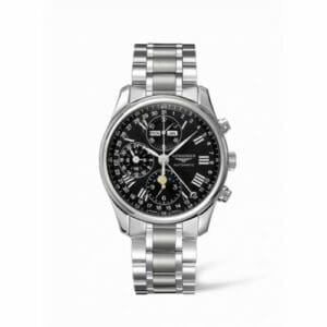 Longines Master Collection 40 Chronograph Calendar Stainless Steel / Black / Bracelet L2.673.4.51.6