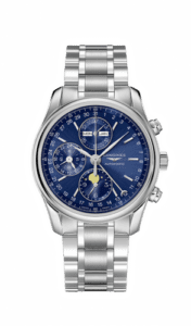 Longines Master Collection 40 Chronograph Calendar Stainless Steel / Blue / Bracelet L2.673.4.92.6