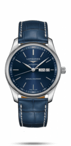 Longines Master Collection 40mm Annual Calendar Stainless Steel / Blue / Alligator L2.910.4.92.0