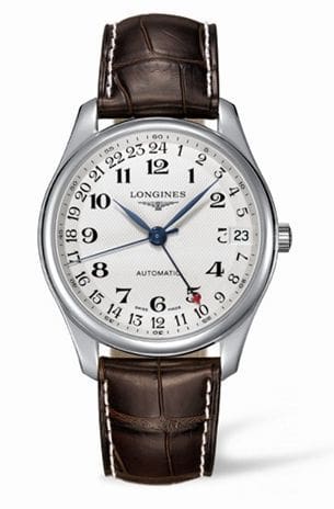 Longines Master Collection 42 24h Stainless Steel / Silver-Arabic / Alligator L2.718.4.78.5