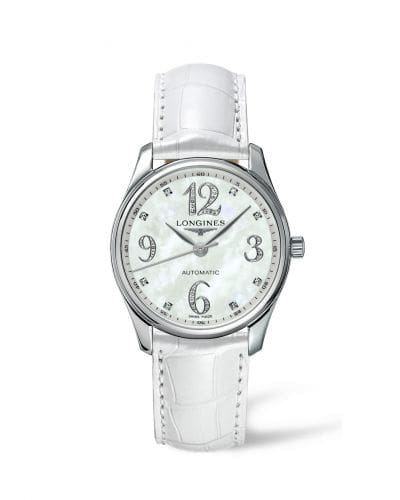 Longines Master Collection Date 36 Stainless Steel MOP L2.518.4.88.2