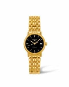 Longines Presence 25.5 Automatic PVD Gold / Black / Bracelet L4.321.2.52.8