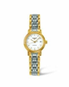 Longines Presence 25.5 Automatic PVD Gold / White / Bracelet L4.321.2.18.7