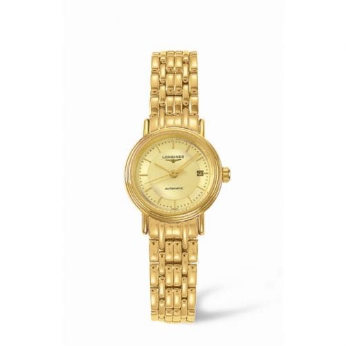 Longines Presence 25.5 Automatic Yellow Stick Yellow Bracelet L4.221.2.42.8