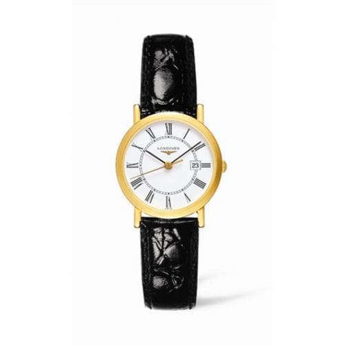 Longines Presence 26.8 Quartz Gold L4.279.6.11.2