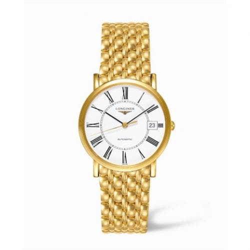Longines Presence 34.5 Automatic Gold L4.778.6.11.6
