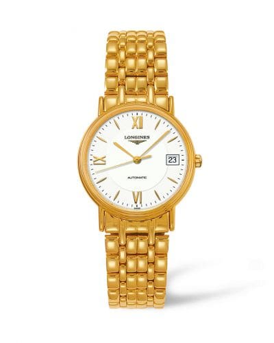 Longines Presence 34.5 Automatic Yellow L4.821.2.15.8