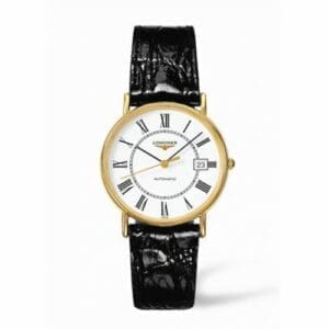 Longines Presence 34.5 Automatic Yellow Roman L4.721.2.11.2