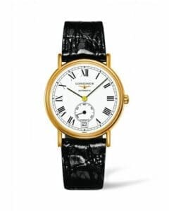 Longines Presence 38.5 Automatic Small Seconds Yellow L4.805.2.11.2