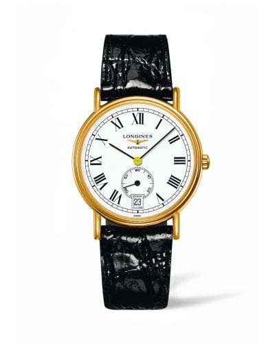 Longines Presence 38.5 Automatic Small Seconds Yellow L4.805.2.11.2