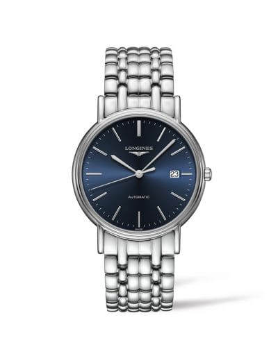 Longines Presence 38.5 Automatic Stainless Steel / Blue / Bracelet L4.921.4.92.6