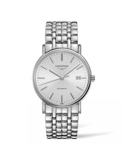 Longines Presence 38.5 Automatic Stainless Steel / Silver / Bracelet L4.921.4.72.6