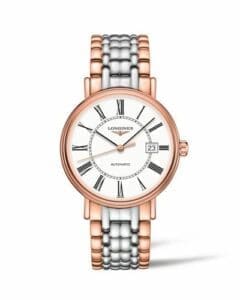 Longines Presence 40 Automatic PVD Red / White - Roman / Bracelet L4.922.1.11.7