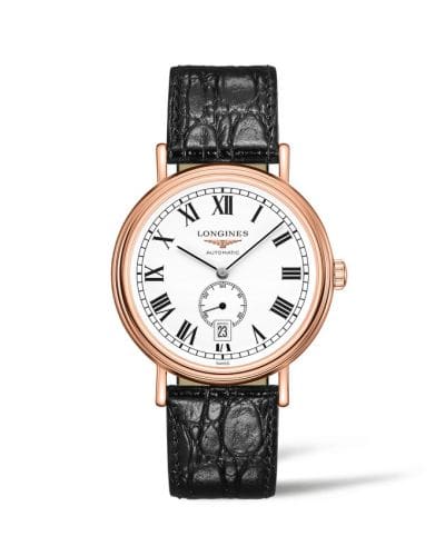 Longines Presence 40 Small Seconds PVD Red / White - Roman L4.905.1.11.2