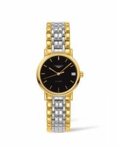 Longines Presence Automatic 30 PVD Gold / Black / Bracelet L4.322.2.52.7