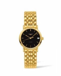 Longines Presence Automatic 30 PVD Gold / Black / Bracelet L4.322.2.52.8