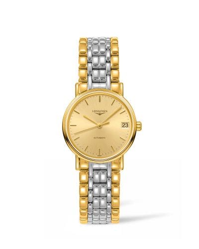 Longines Presence Automatic 30 PVD Gold / Champagne / Bracelet L4.322.2.32.7