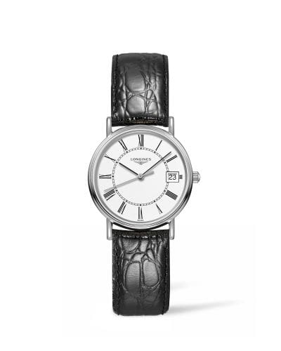 Longines Presence Quartz 30mm Stainless Steel / White - Roman L4.320.4.11.2