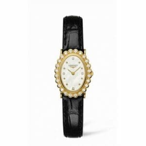 Longines Prestige Gold Oval 21.3 L4.224.7.88.2
