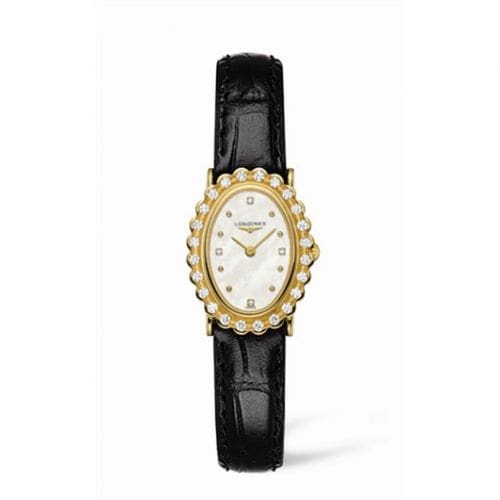 Longines Prestige Gold Oval 21.3 L4.224.7.88.2