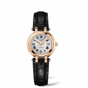 Longines PrimaLuna Automatic 26.5 Pink Gold Leather L8.111.8.78.2