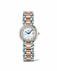 Longines PrimaLuna Automatic 26.5 Two Tone Pink Diamond MOP L8.111.5.89.6