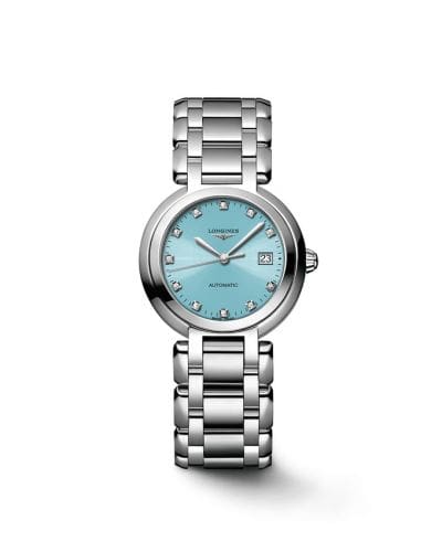 Longines PrimaLuna Automatic 30 Stainless Steel / Blue / Bracelet L8.113.4.90.6