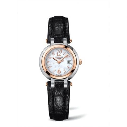 Longines PrimaLuna Quartz 26.5 Stainless Steel / Pink Gold / MOP - Arabic L8.110.5.83.2