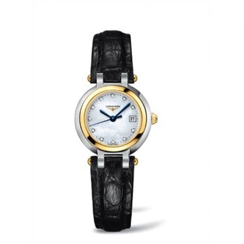 Longines PrimaLuna Quartz 26.5 Stainless Steel / Yellow Gold / MOP L8.110.5.93.2