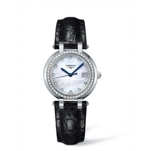 Longines PrimaLuna Quartz 30 Stainless Steel / Diamond / MOP L8.112.0.87.2