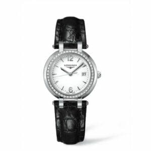 Longines PrimaLuna Quartz 30 Stainless Steel / Diamond / White L8.112.0.16.2