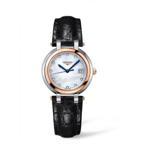 Longines PrimaLuna Quartz 30 Stainless Steel / Pink Gold / MOP L8.112.5.87.2