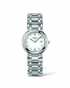 Longines PrimaLuna Quartz 30 Stainless Steel / White / Bracelet L8.112.4.16.6