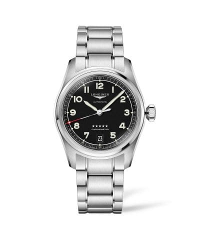 Longines Spirit Automatic 37 Black / Bracelet L3.410.4.53.6