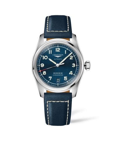 Longines Spirit Automatic 37 Blue / Strap L3.410.4.93.0