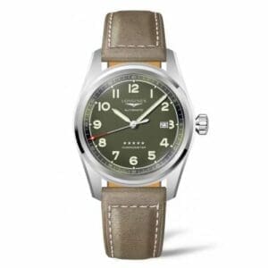 Longines Spirit Automatic 42 Green / Strap L3.811.4.03.2