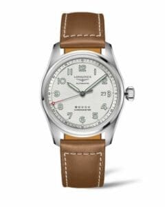 Longines Spirit Automatic 42 Silver / Strap XL L3.811.4.73.4
