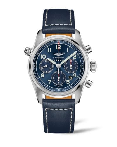 Longines Spirit Chronograph 42 Blue / Strap L3.820.4.93.0