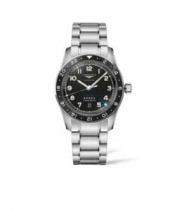 Longines Spirit Zulu Time 42 Black / Bracelet L3.812.4.53.6