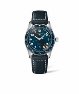Longines Spirit Zulu Time 42 Blue / Strap L3.812.4.93.2