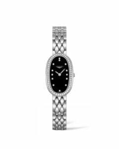 Longines Symphonette M Diamond / Black / Bracelet L2.305.0.57.6