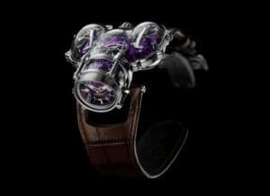 MB&F Horological Machine N°9 HM9 Sapphire Vision White Gold / Purple 91.SWL.PU