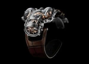 MB&F Horological Machine N°9 HM9 Sapphire Vision White Gold / Red Gold 91.SWL.RG