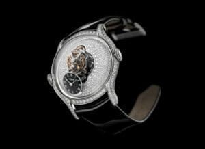 MB&F Legacy Machine FlyingT Black Lacquer Pavée 05.WSL.S2