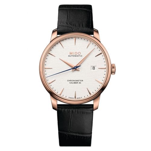 Mido Baroncelli Chronometer Rose Gold / Silver M027.408.36.031.00