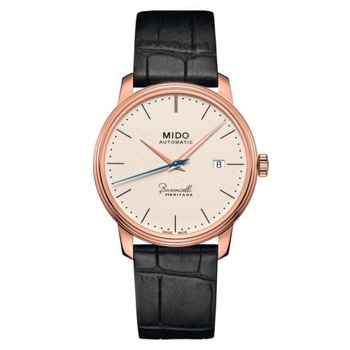 Mido Baroncelli Heritage Rose Gold / Beige M027.407.36.260.00