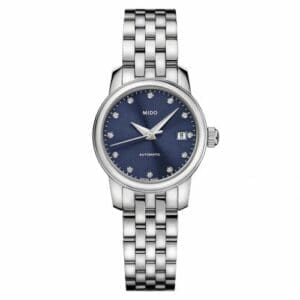 Mido Baroncelli Lady Twenty Five Stainless Steel / Blue / Bracelet M039.007.11.046.00