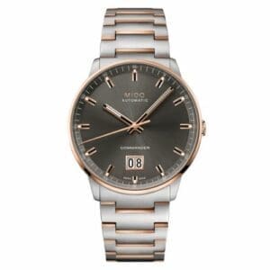 Mido Commander Big Date Stainless Steel - Rose Gold / Grey / Bracelet M021.626.22.061.00